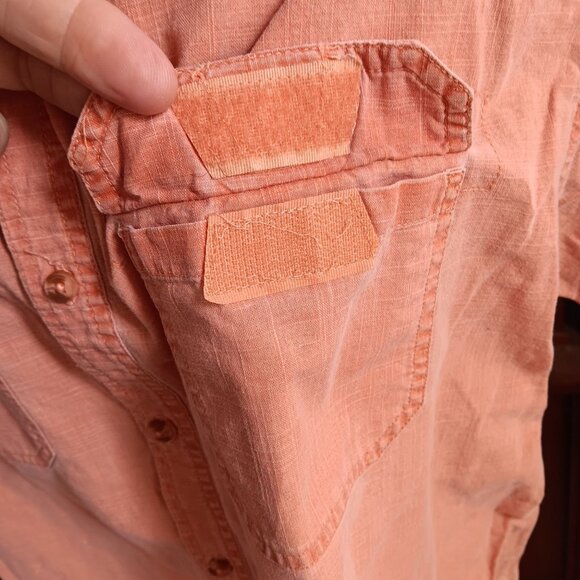 Vintage Men's Y2K Shirt Faded Glory Originals XL Mens Pink Button-Up Shirt - Picture 3 of 6